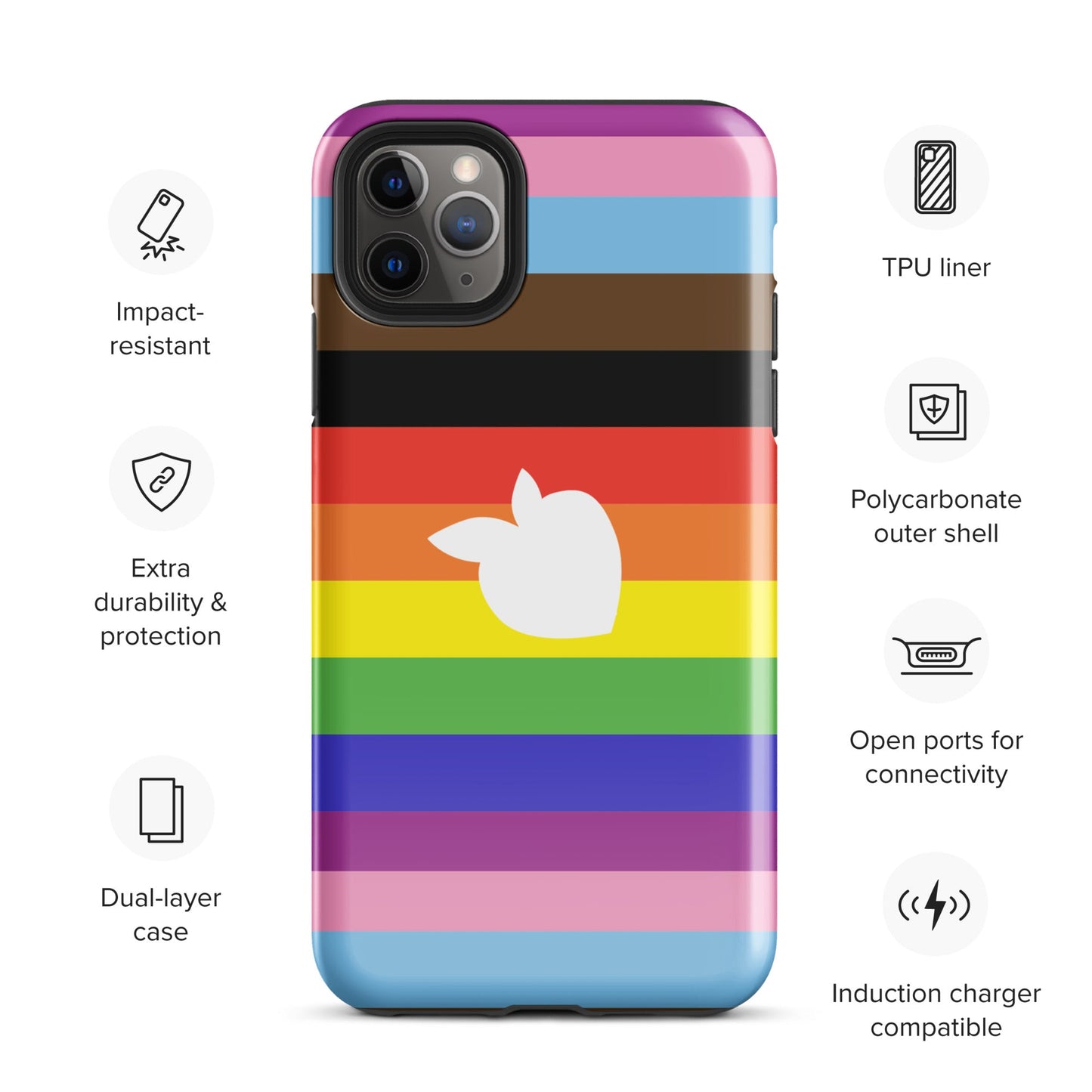 Tough Case for iPhone® (Pride 2024) • tsgabrielle™ USA • • Tough Case for iPhone® (Pride 2024)