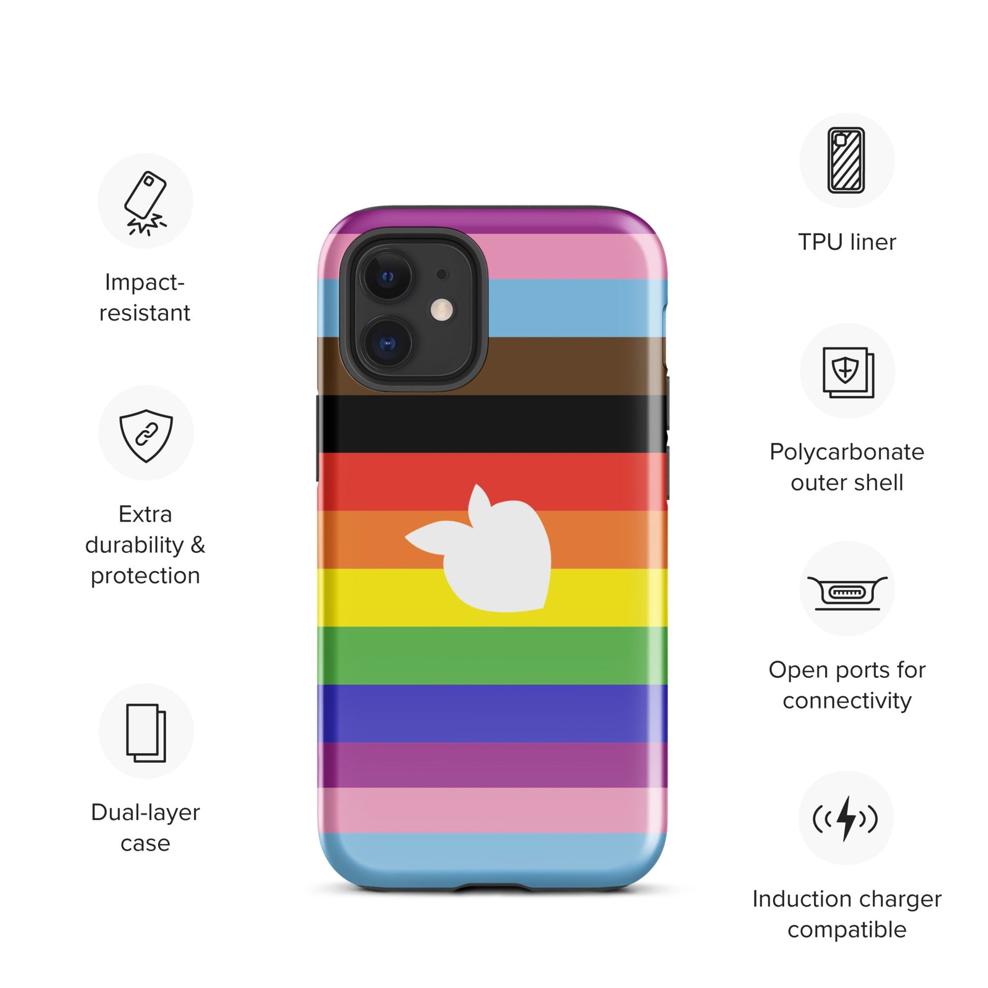 Tough Case for iPhone® (Pride 2024) • tsgabrielle™ USA • • Tough Case for iPhone® (Pride 2024)