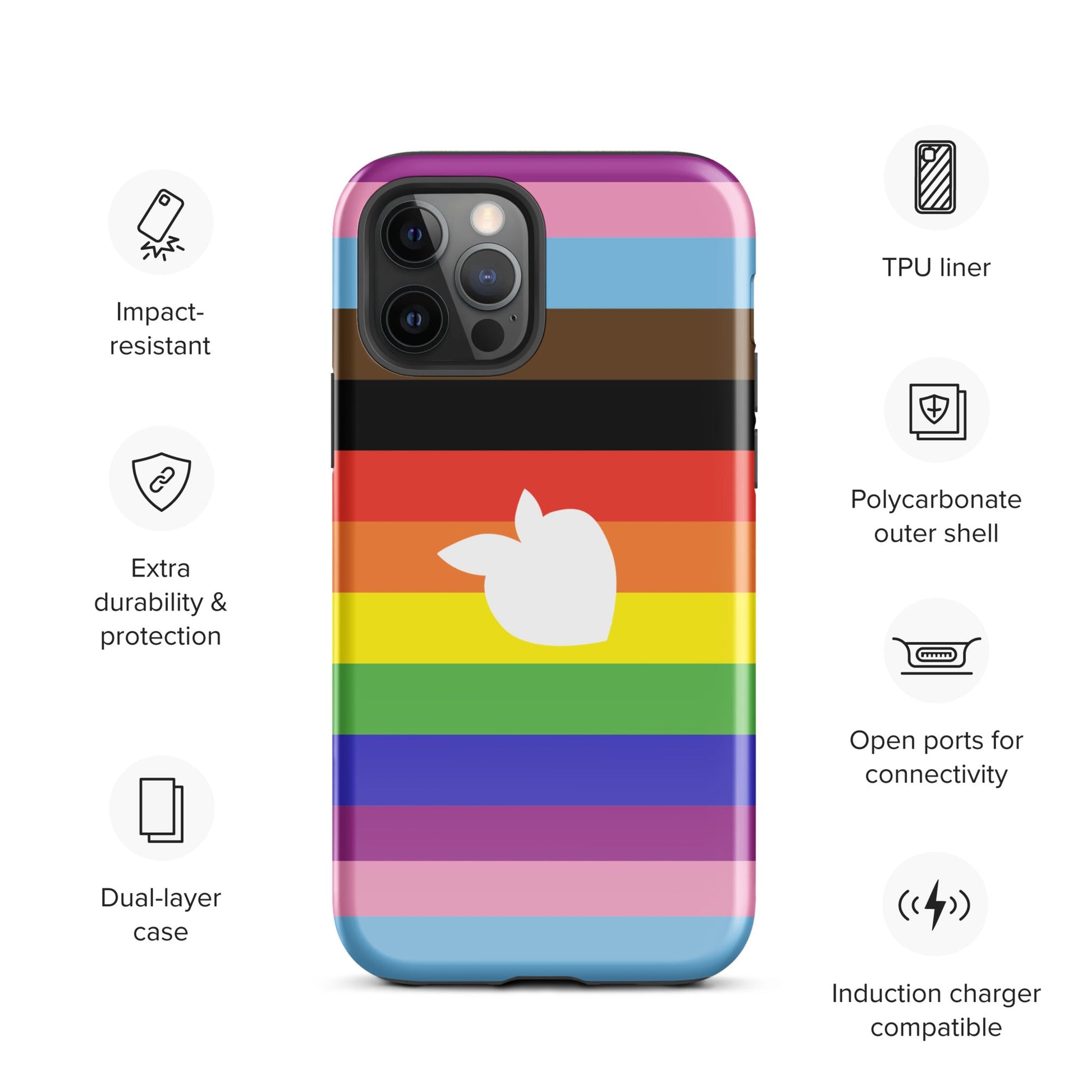 Tough Case for iPhone® (Pride 2024) • tsgabrielle™ USA • • Tough Case for iPhone® (Pride 2024)