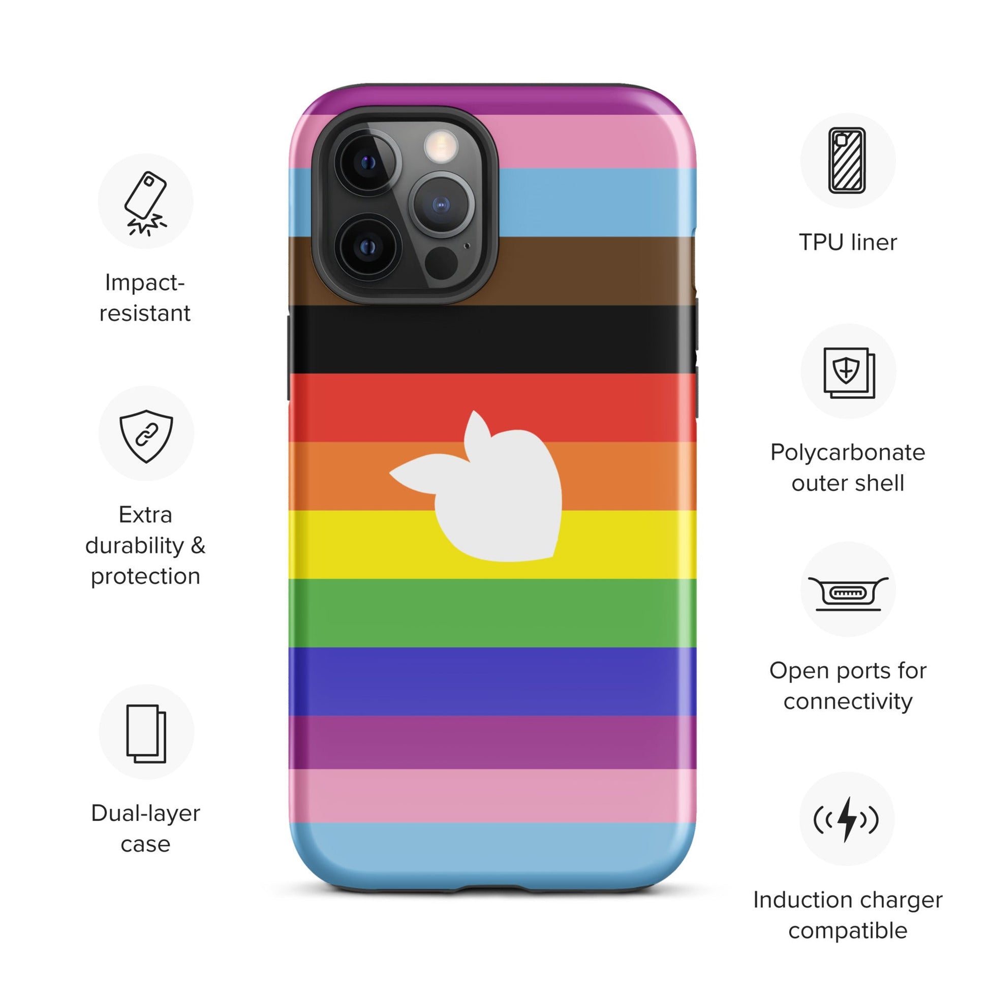 Tough Case for iPhone® (Pride 2024) • tsgabrielle™ USA • • Tough Case for iPhone® (Pride 2024)