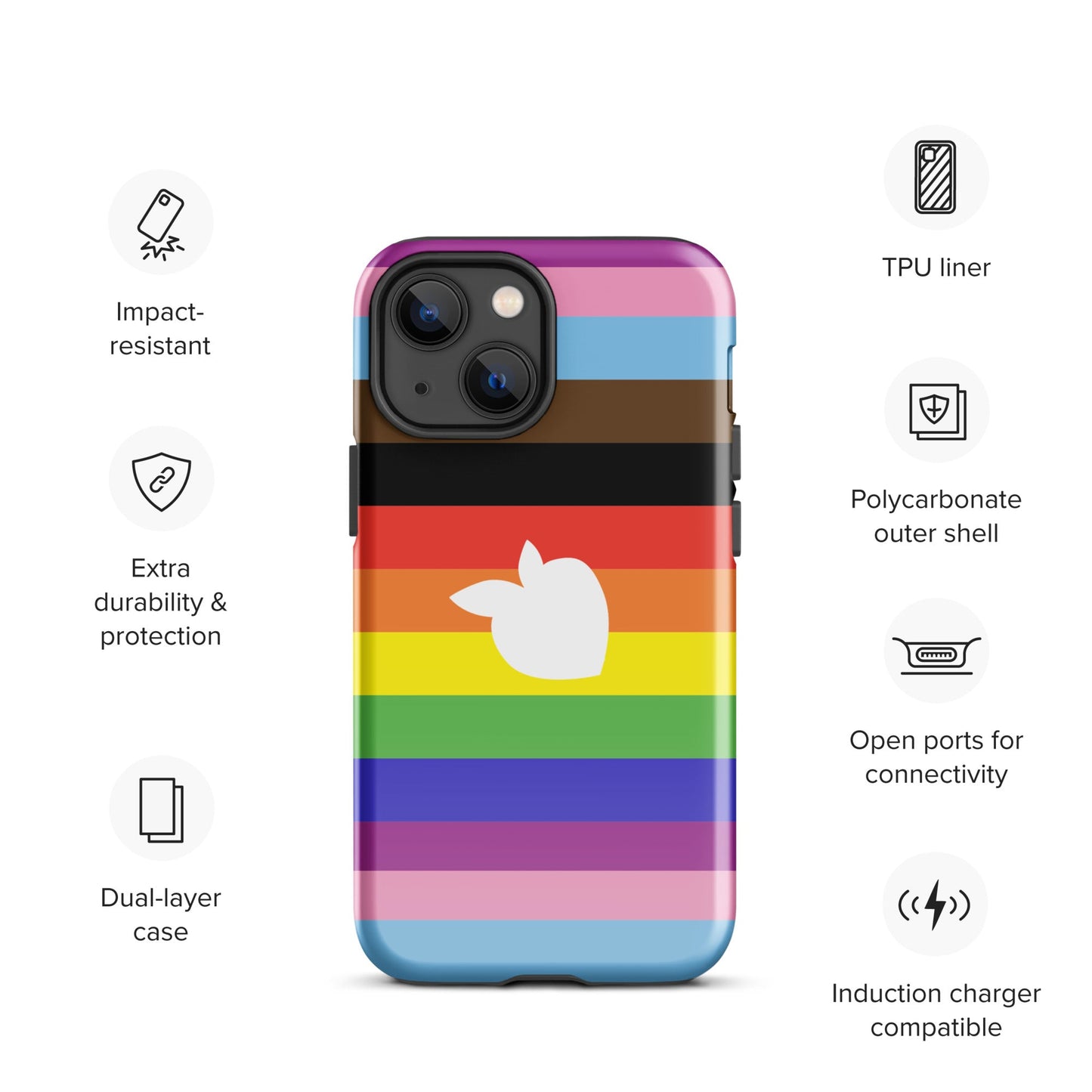 Tough Case for iPhone® (Pride 2024) • tsgabrielle™ USA • • Tough Case for iPhone® (Pride 2024)