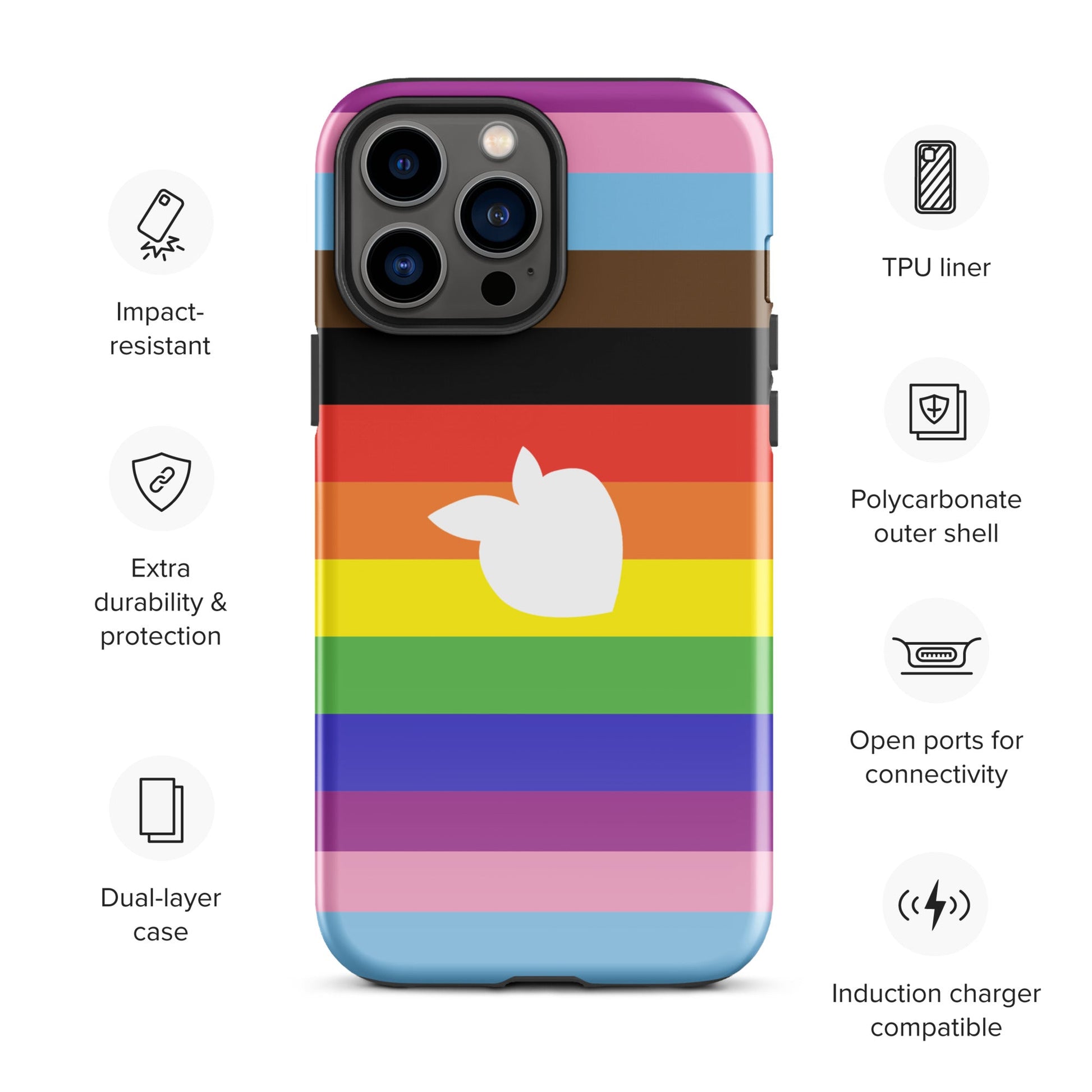 Tough Case for iPhone® (Pride 2024) • tsgabrielle™ USA • • Tough Case for iPhone® (Pride 2024)