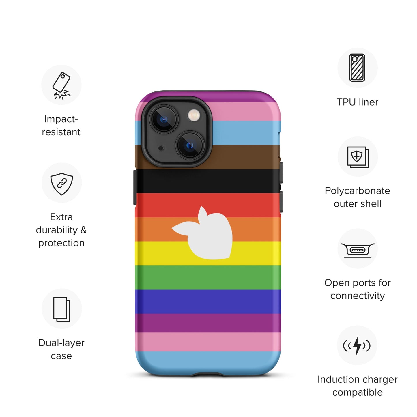 Tough Case for iPhone® (Pride 2024) • tsgabrielle™ USA • • Tough Case for iPhone® (Pride 2024)