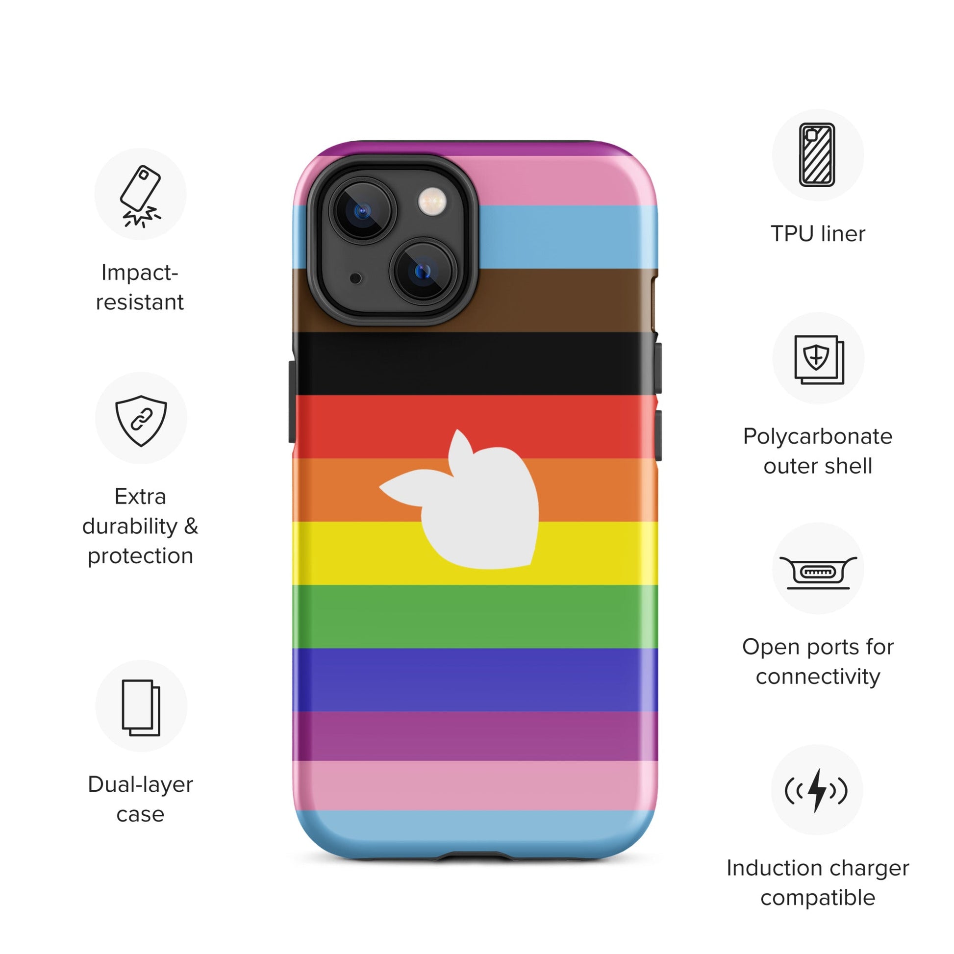 Tough Case for iPhone® (Pride 2024) • tsgabrielle™ USA • • Tough Case for iPhone® (Pride 2024)