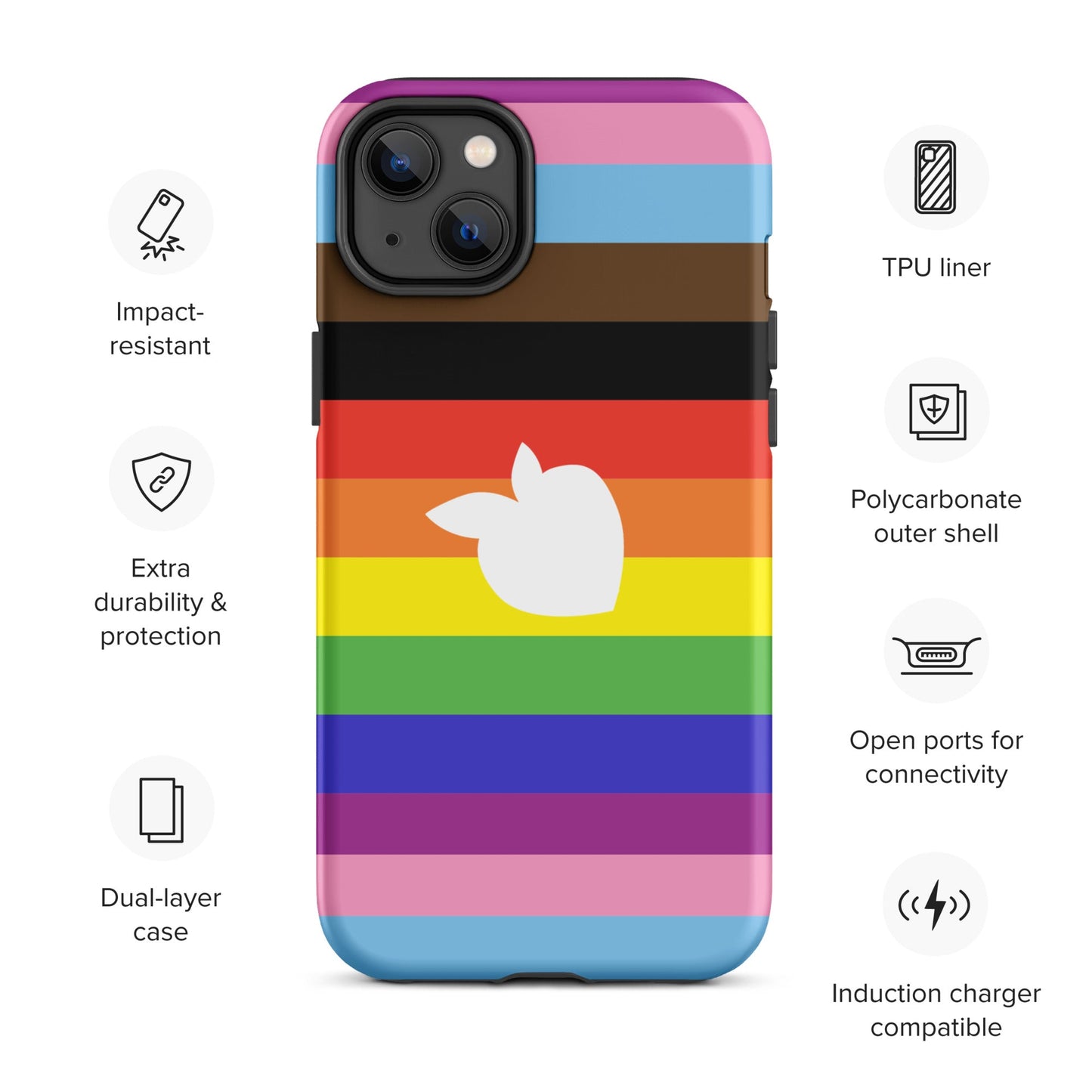 Tough Case for iPhone® (Pride 2024) • tsgabrielle™ USA • • Tough Case for iPhone® (Pride 2024)