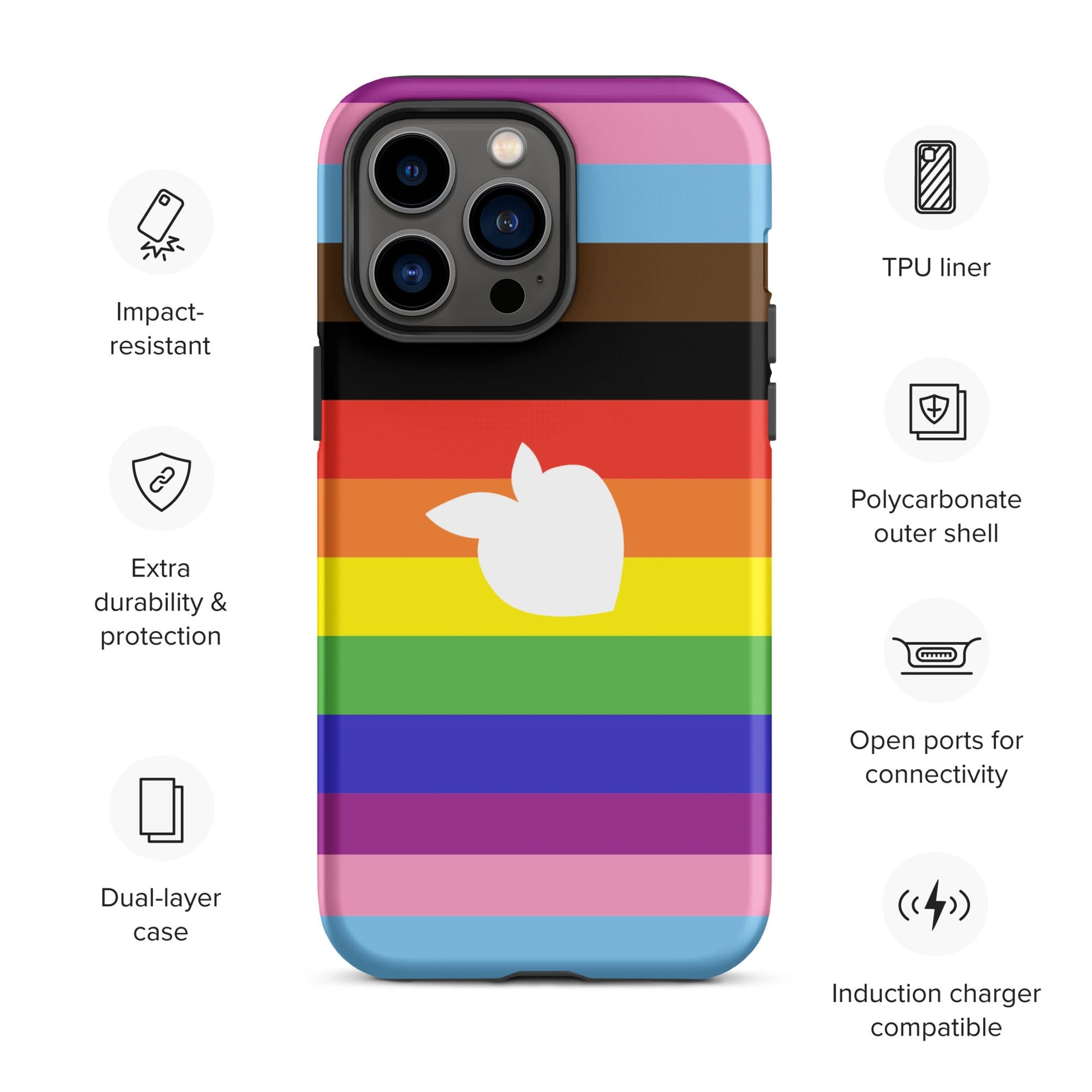 Tough Case for iPhone® (Pride 2024) • tsgabrielle™ USA • • Tough Case for iPhone® (Pride 2024)