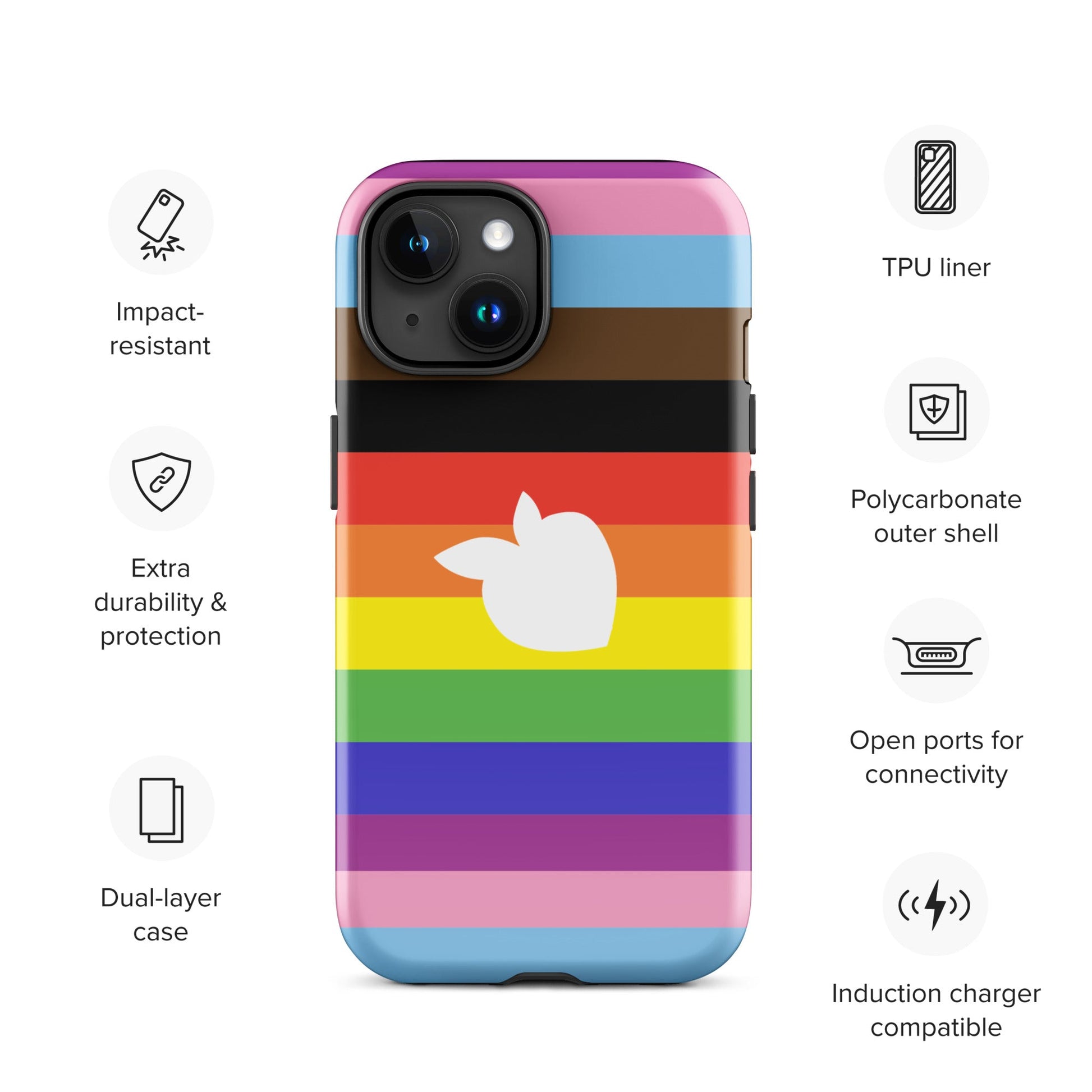 Tough Case for iPhone® (Pride 2024) • tsgabrielle™ USA • • Tough Case for iPhone® (Pride 2024)