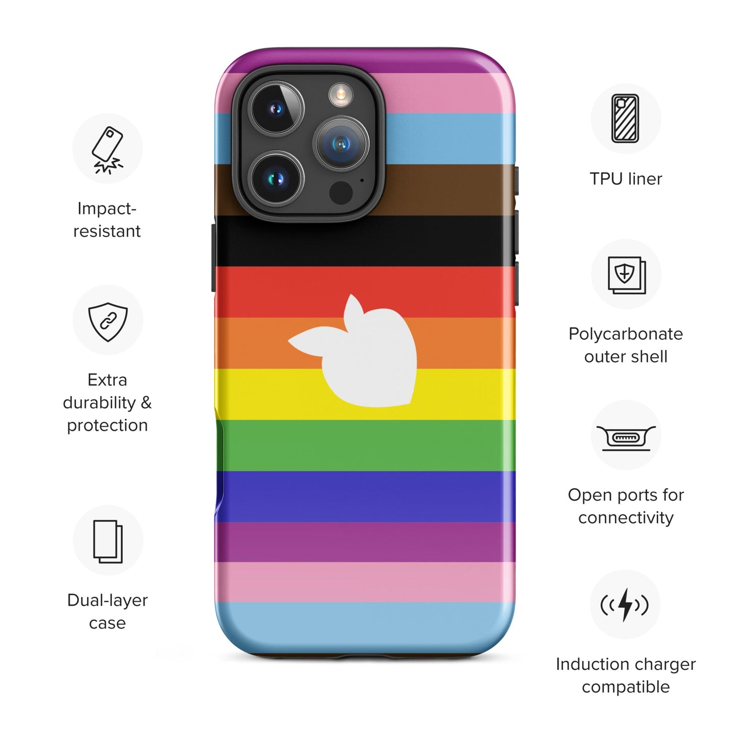 Tough Case for iPhone® (Pride 2024) • tsgabrielle™ USA • • Tough Case for iPhone® (Pride 2024)