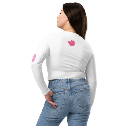 Trans / Women's Recycled Long - Sleeve Crop Top (Unicorn) • tsgabrielle™ USA • • Trans / Women's Recycled Long - Sleeve Crop Top (Unicorn)