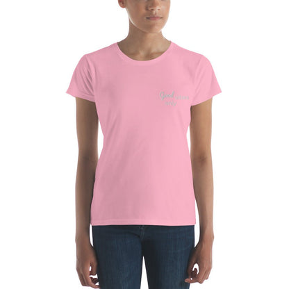 Trans / Women's Short Sleeve T-Shirt - Good Vibes • tsgabrielle™ USA • Apparel & Accessories • Product mockup