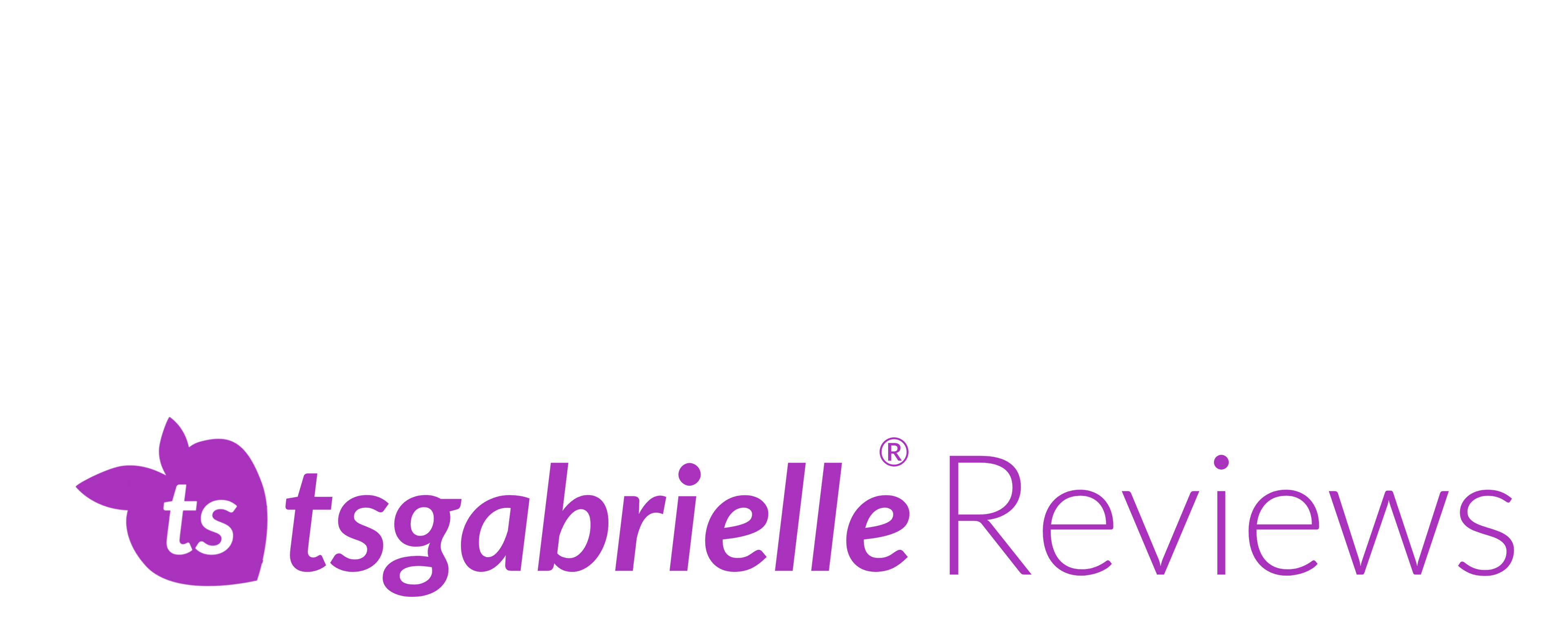 Logo of tsgabrielle® Reviews with a purple color scheme on a white background