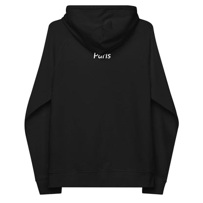 tsgabrielle • Men's • Paris- The Louvre Pyramid • Eco Raglan Hoodie • Black - tsgabrielle
