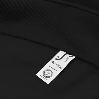 tsgabrielle • Men's • Paris- The Louvre Pyramid • Eco Raglan Hoodie • Black - tsgabrielle