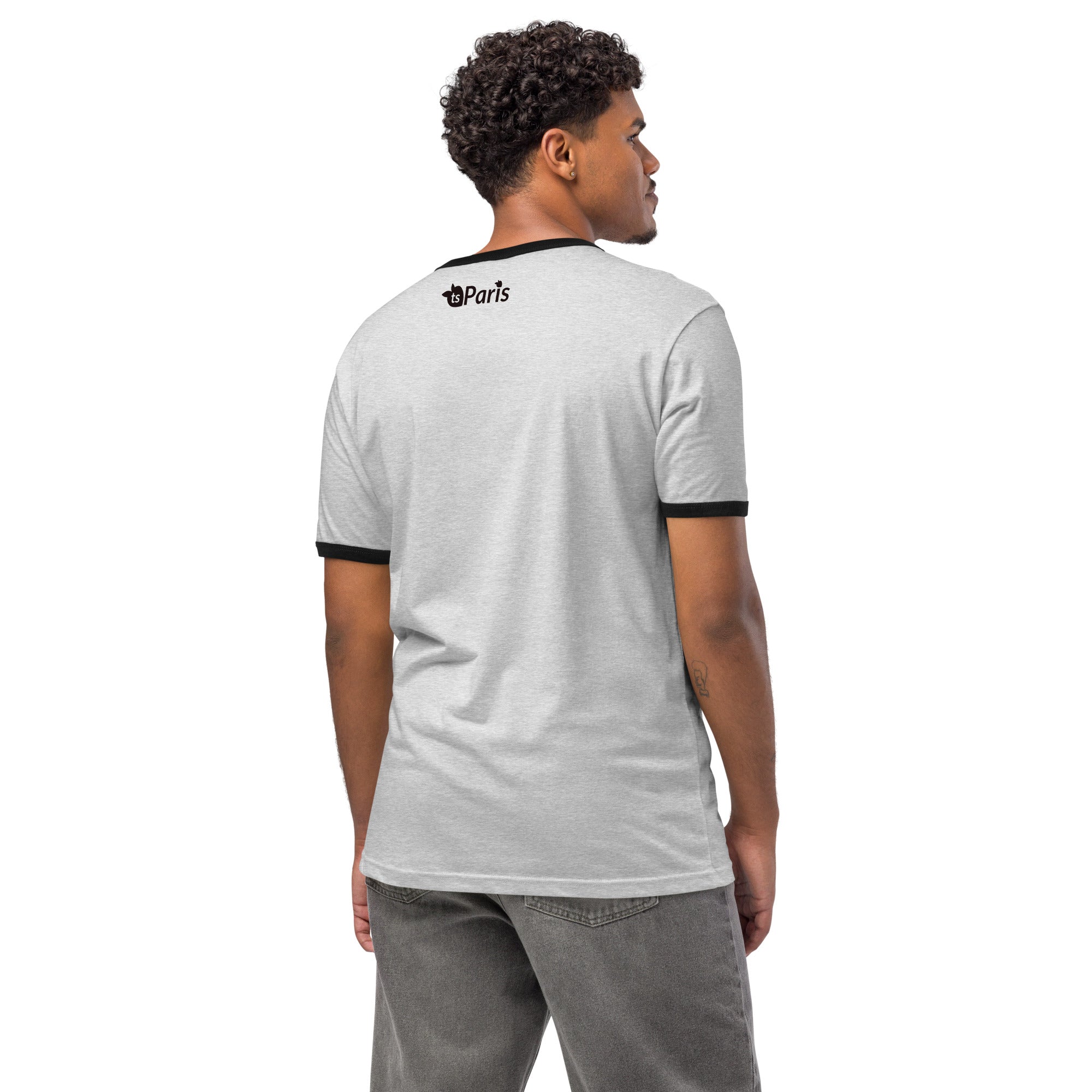 tsgabrielle® • Men's • Paris - The Louvre Pyramid • Ringer T-Shirt