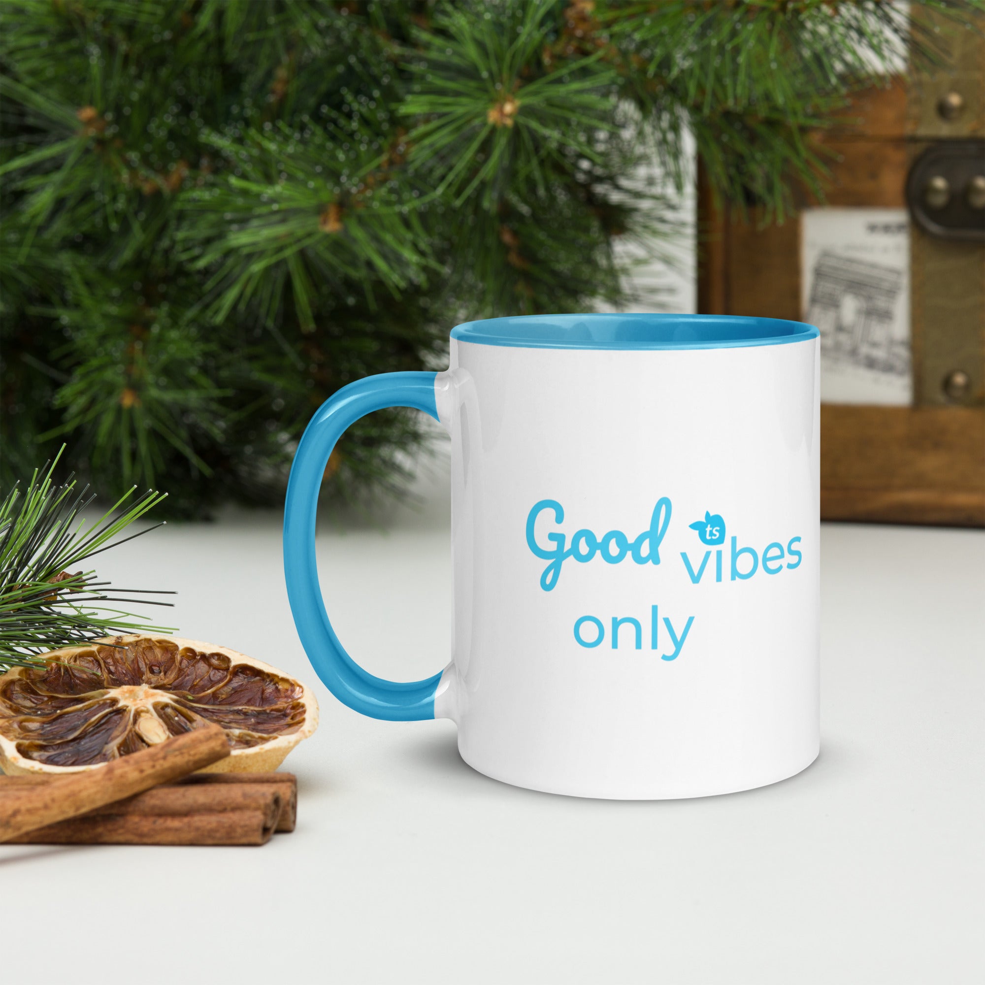 tsgabrielle® • Good Vibes Only • Mug with Color Inside • Ceramic • 325 ml