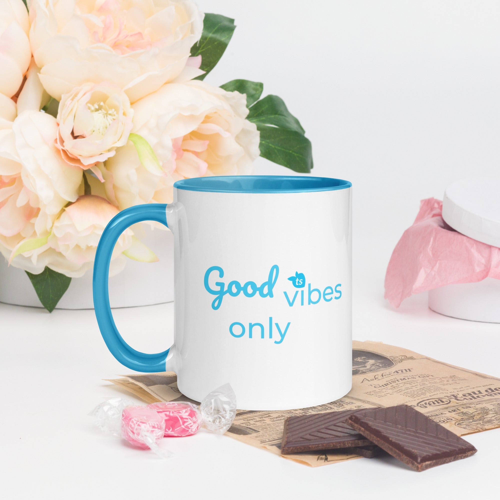 tsgabrielle® • Good Vibes Only • Mug with Color Inside • Ceramic • 325 ml