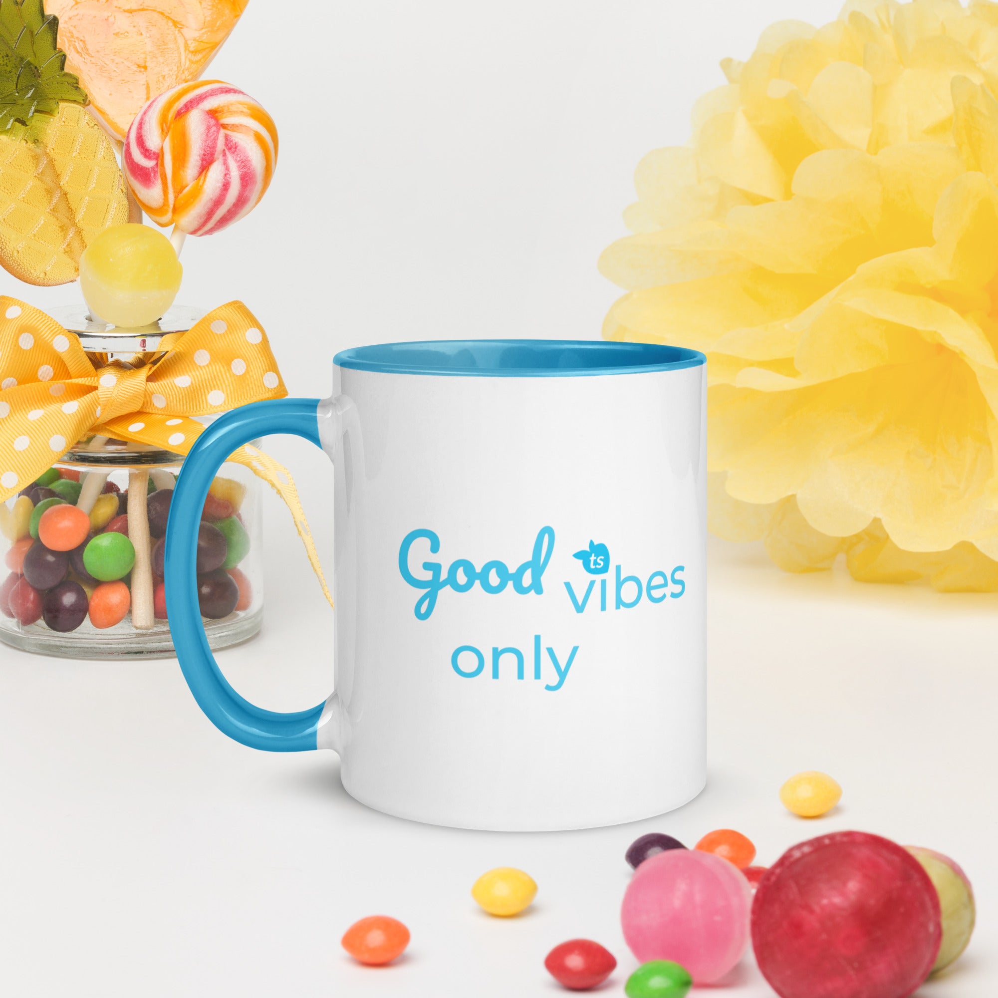 tsgabrielle® • Good Vibes Only • Mug with Color Inside • Ceramic • 325 ml