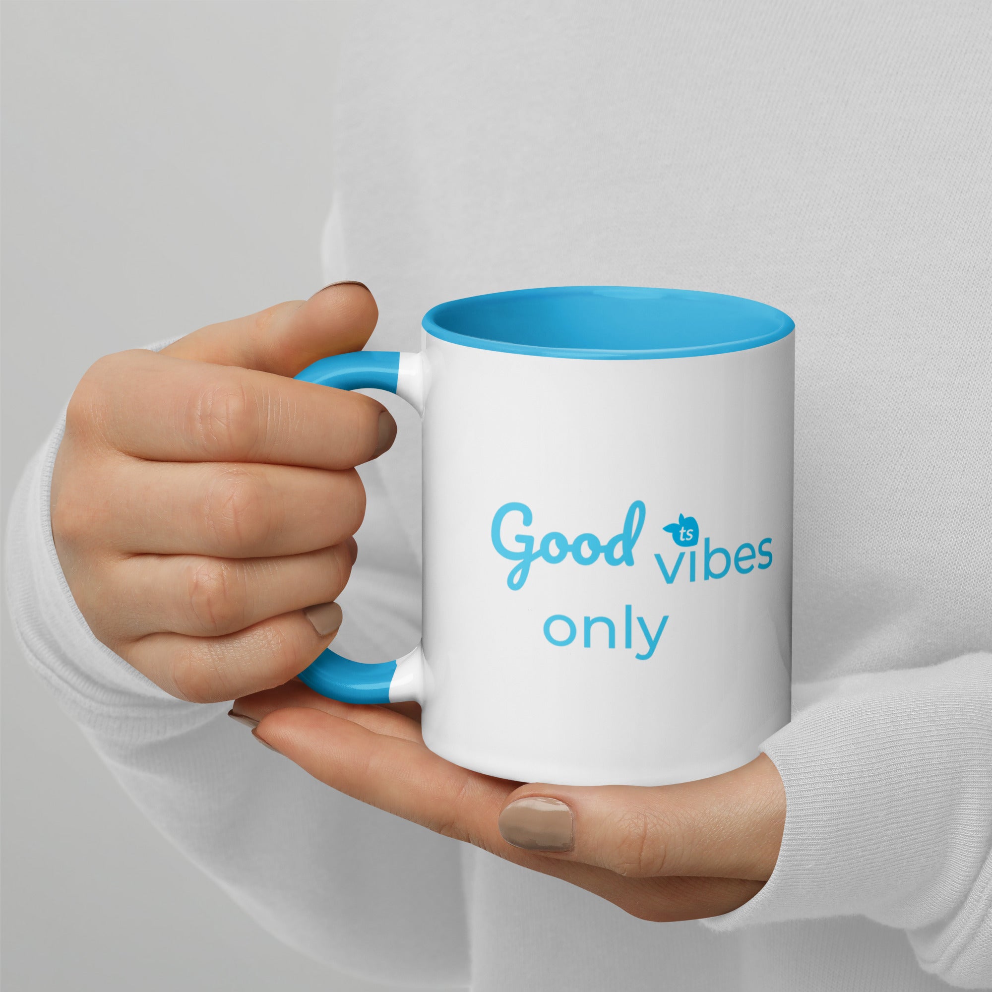 tsgabrielle® • Good Vibes Only • Mug with Color Inside • Ceramic • 325 ml