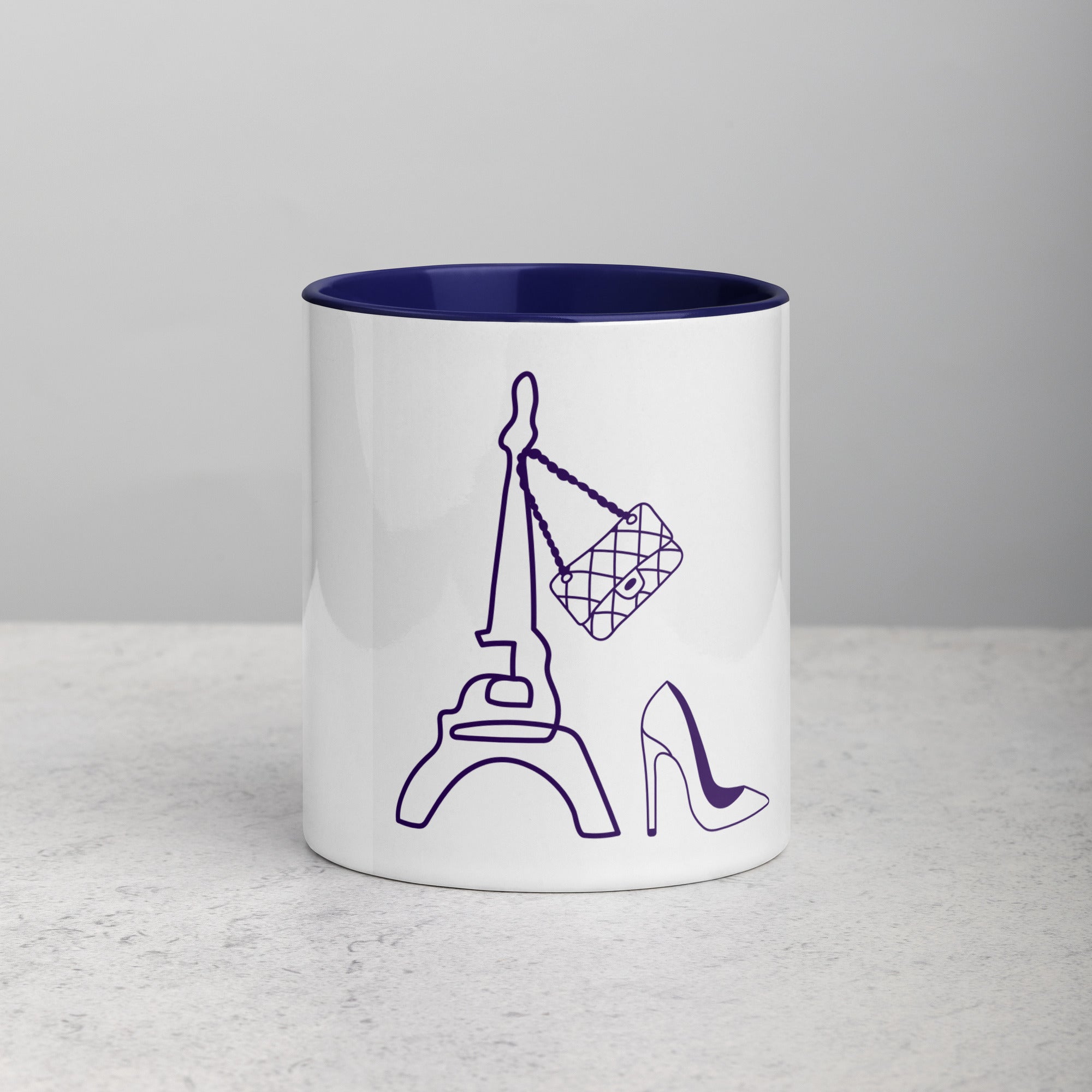 tsgabrielle • Paris • Mug with Color Inside • Ceramic  • 325 ml