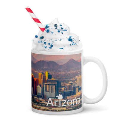 White Glossy Mug (Arizona)