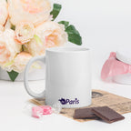 tsgabrielle® • Paris - La Tour Eiffel • Glossy Mug • White • Ceramic • 11 oz