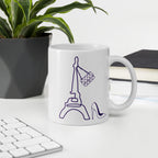 tsgabrielle® • Paris - La Tour Eiffel • Glossy Mug • White • Ceramic • 11 oz