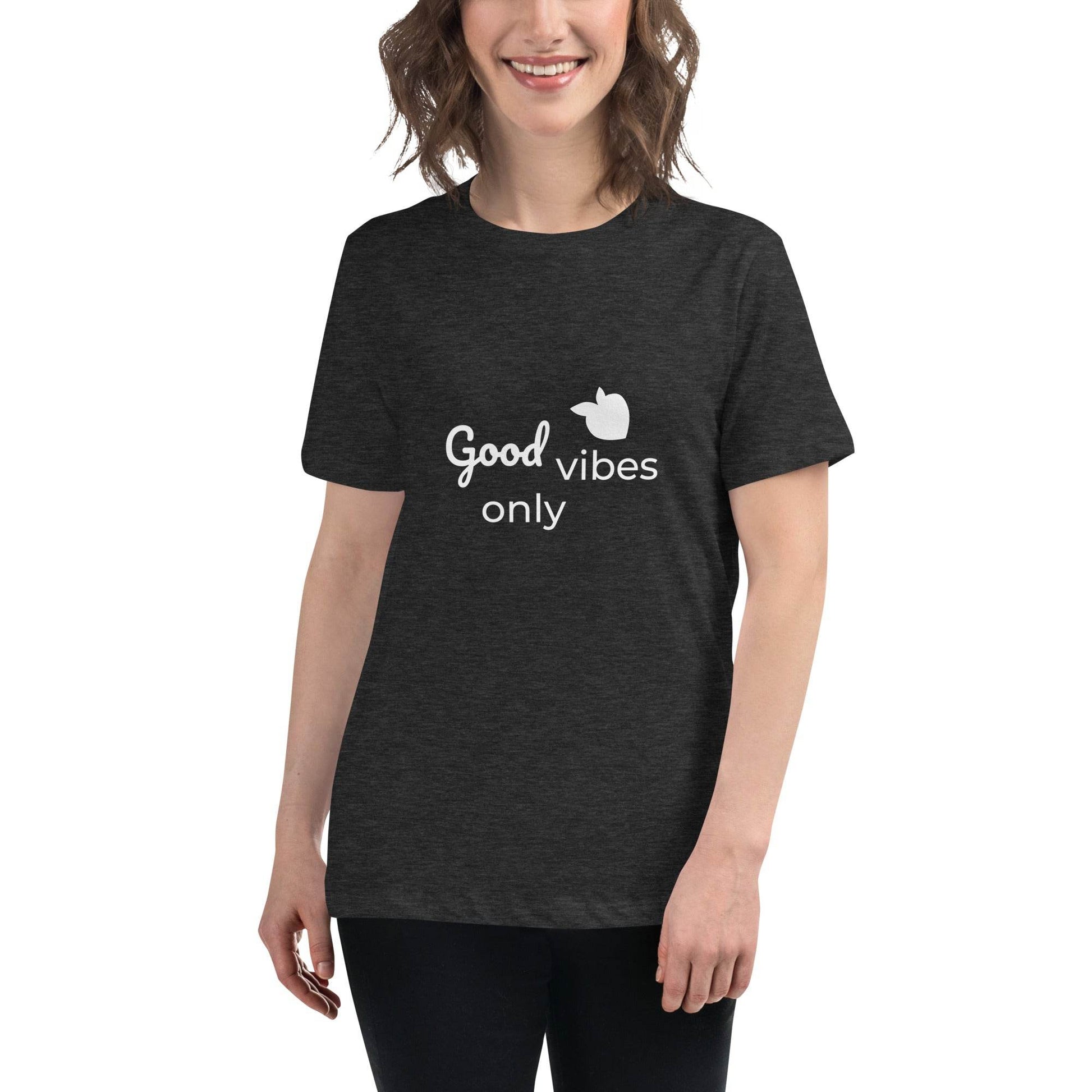 tsgabrielle • Trans / Women's • Good Vibes Only • Relaxed T-Shirt • 9 Colors • 100% Cotton - tsgabrielle