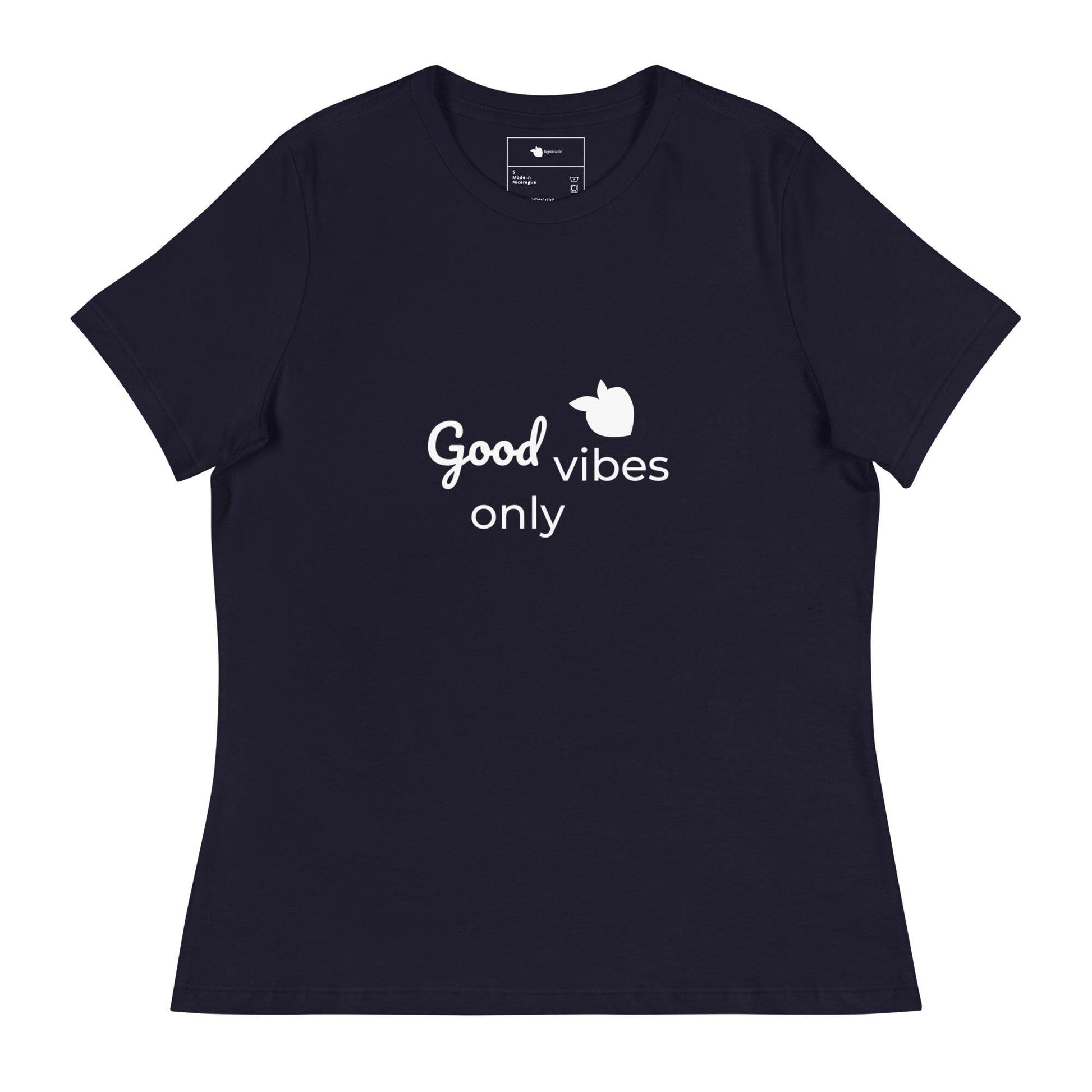 tsgabrielle • Trans / Women's • Good Vibes Only • Relaxed T-Shirt • 9 Colors • 100% Cotton - tsgabrielle