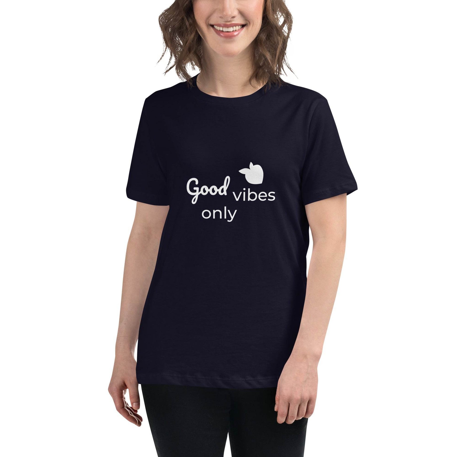 tsgabrielle • Trans / Women's • Good Vibes Only • Relaxed T-Shirt • 9 Colors • 100% Cotton - tsgabrielle