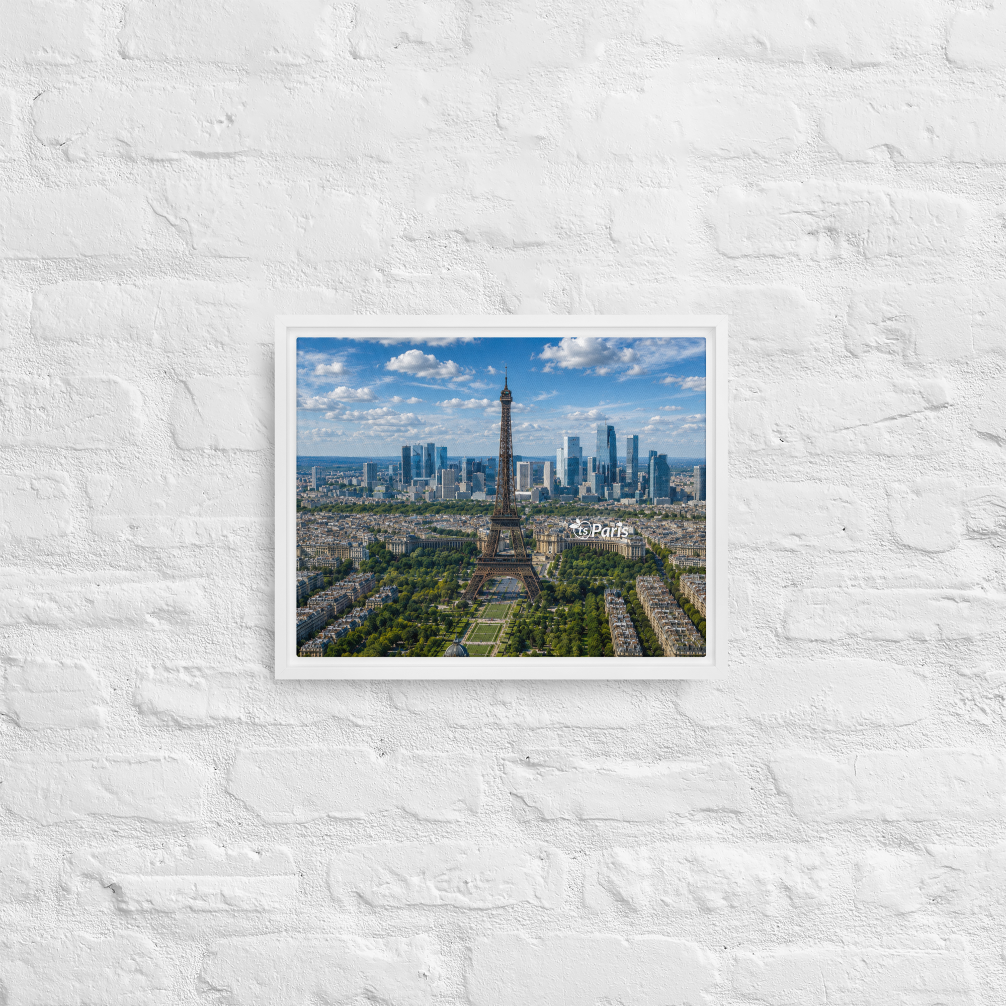 tsgabrielle® • Paris - La Tour Eiffel • tela emoldurada • 11" x 14"